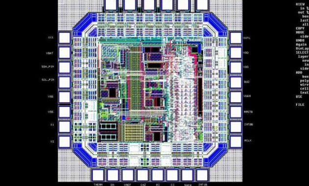 Desain tata letak sirkuit terpadu contoh