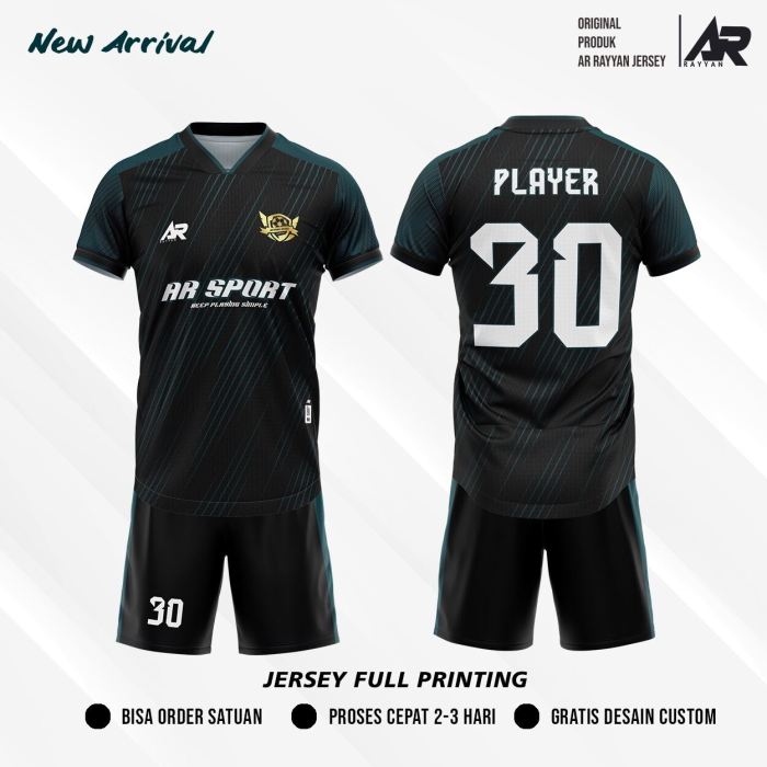 Contoh desain baju futsal