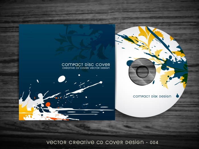 Contoh desain cover cd