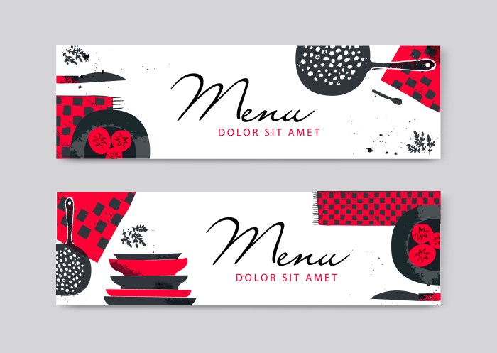 Contoh desain stiker catering