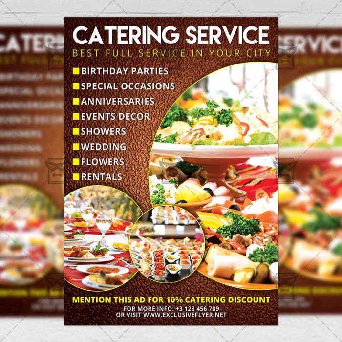 Contoh desain spanduk catering