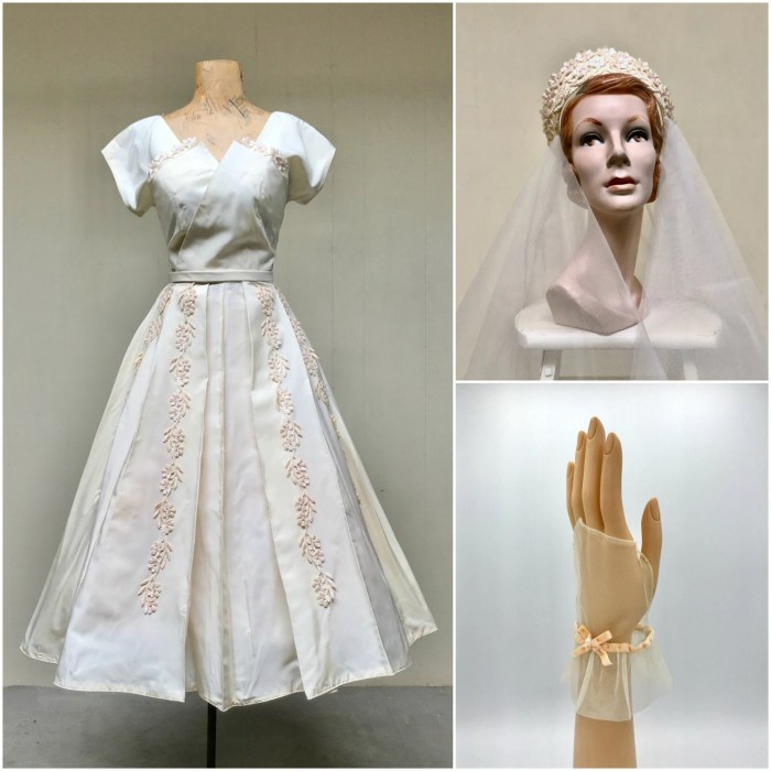 1950's style wedding dresses